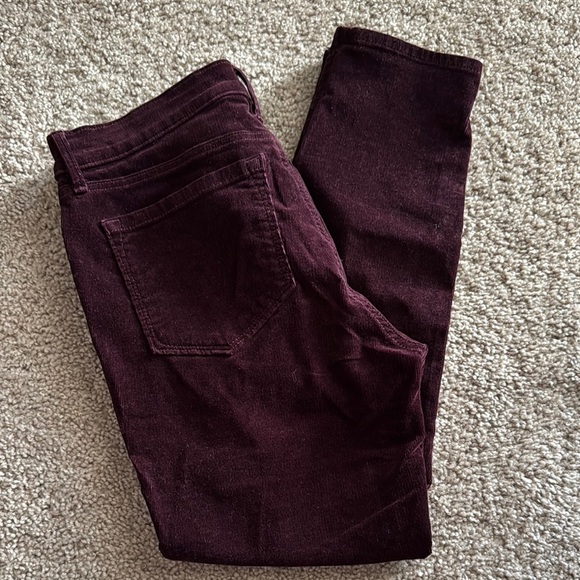 Ann Taylor Deep Burgundy Skinny Jeans - Picture 4 of 4